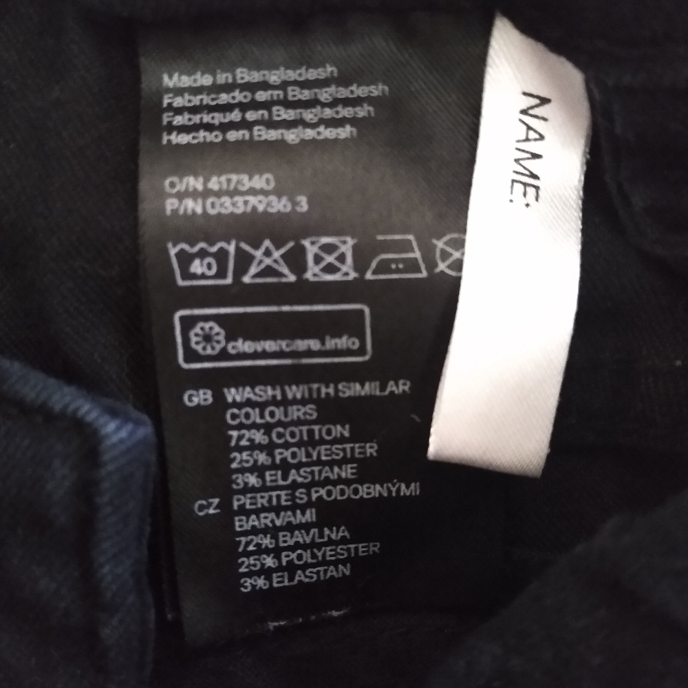 H&M Stretch Black Jeans - Picture 5 of 6